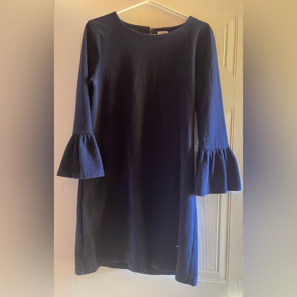 J. Crew Dark Blue Dress. Medium